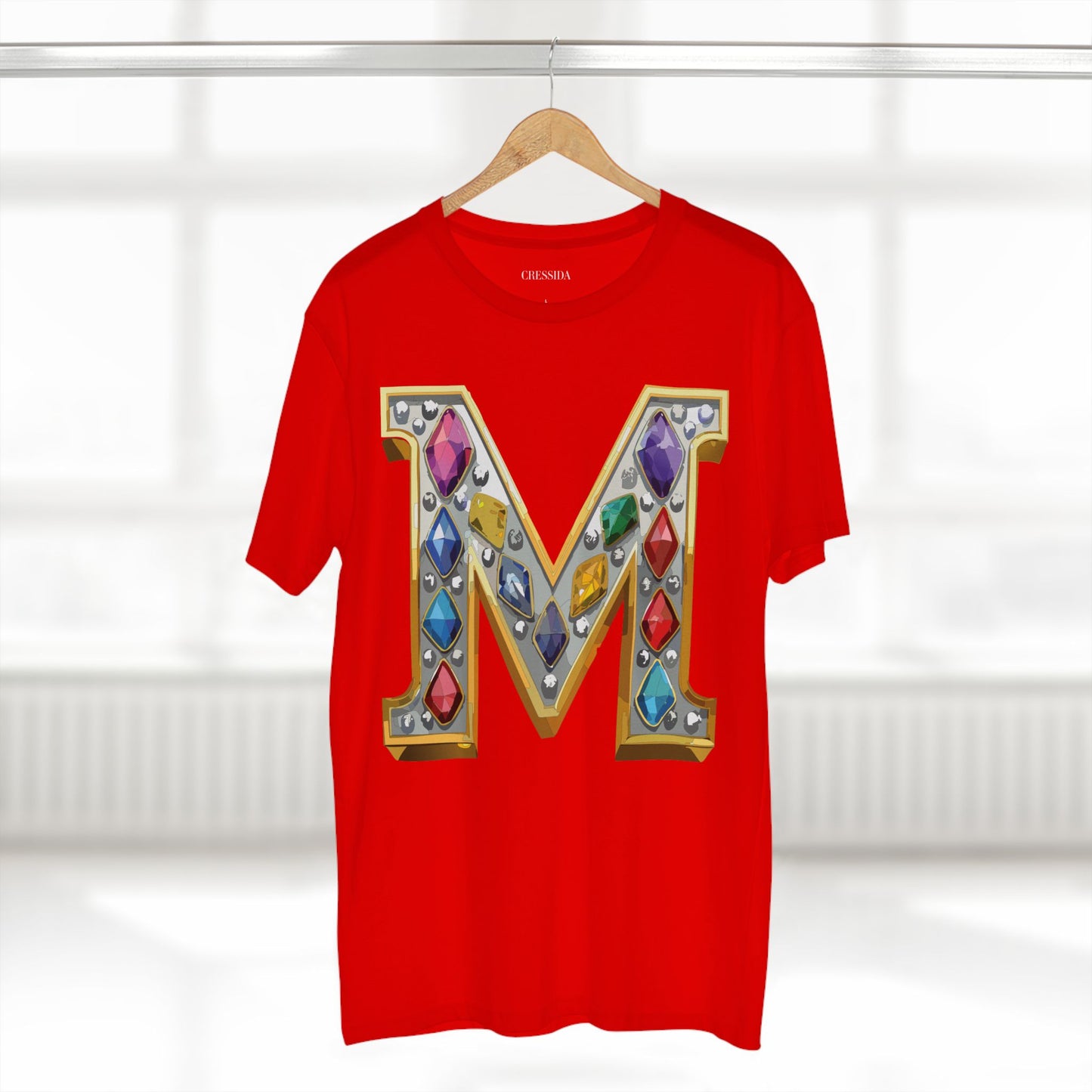 Letter Shirt, Shirt with Letters, Tee Shirt with Gold Letters