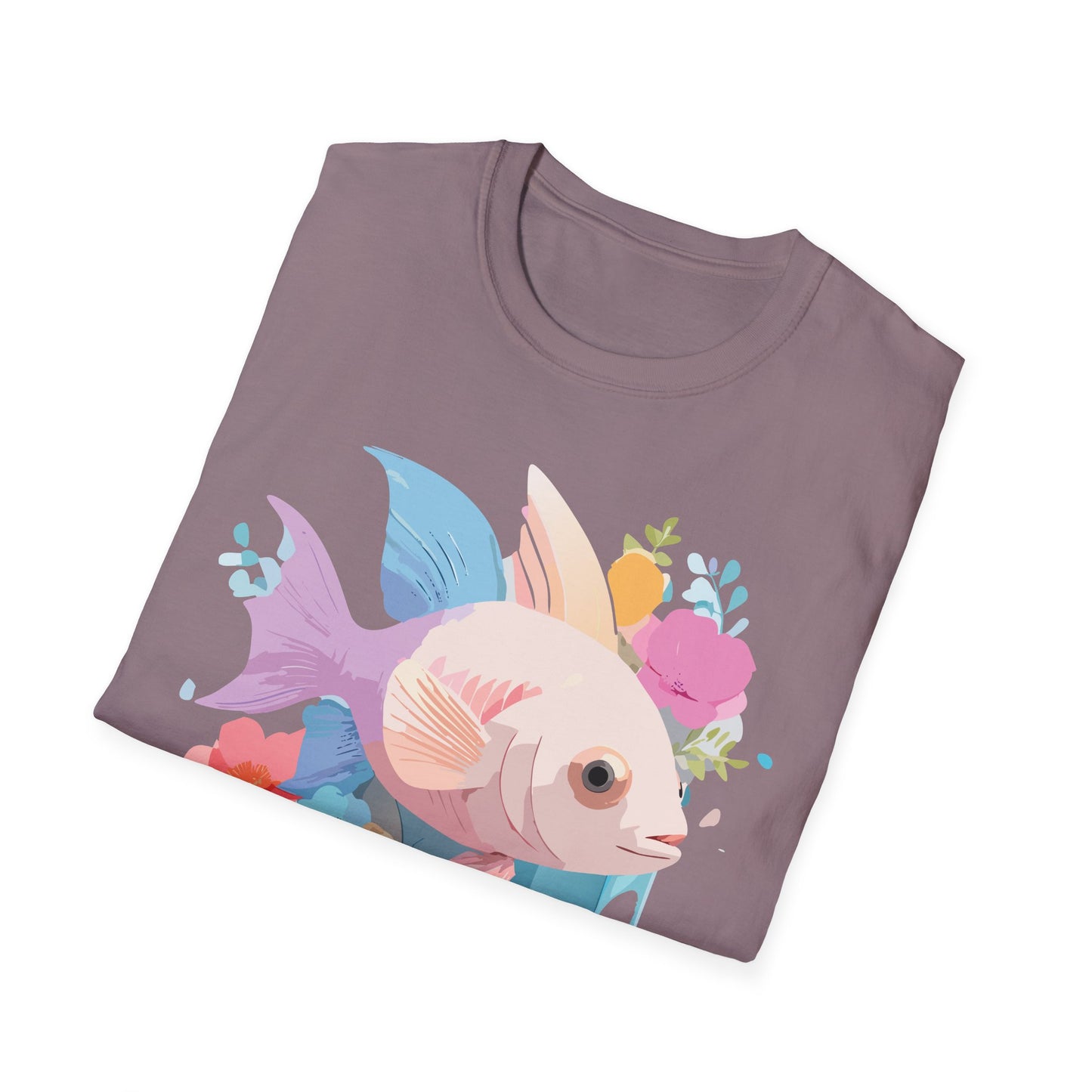 Fish Art Design Shirt, T Shirt with Fish, Graphic Shirt, Tee Shirt with Graphic Design, Shirt with Fish Graphic Art