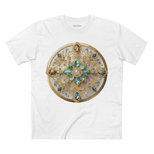 Medallion Shirt, Shirt with Medallion, Tee Shirt with Medal