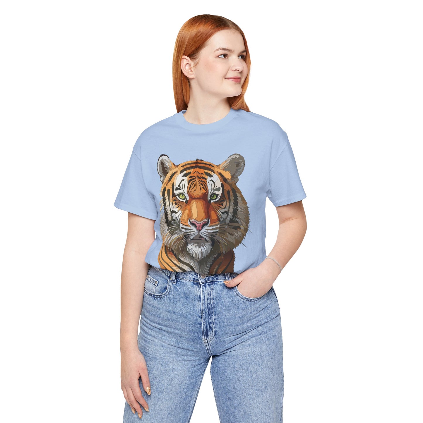 Unisex Animal Shirt, Tee Shirt with Animals, Art Design Tee Shirt, Wild Animals Shirt