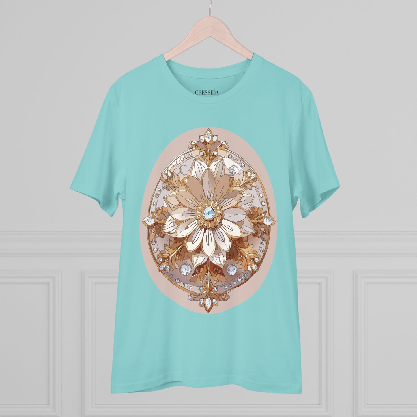 Organic T-shirt with Flower