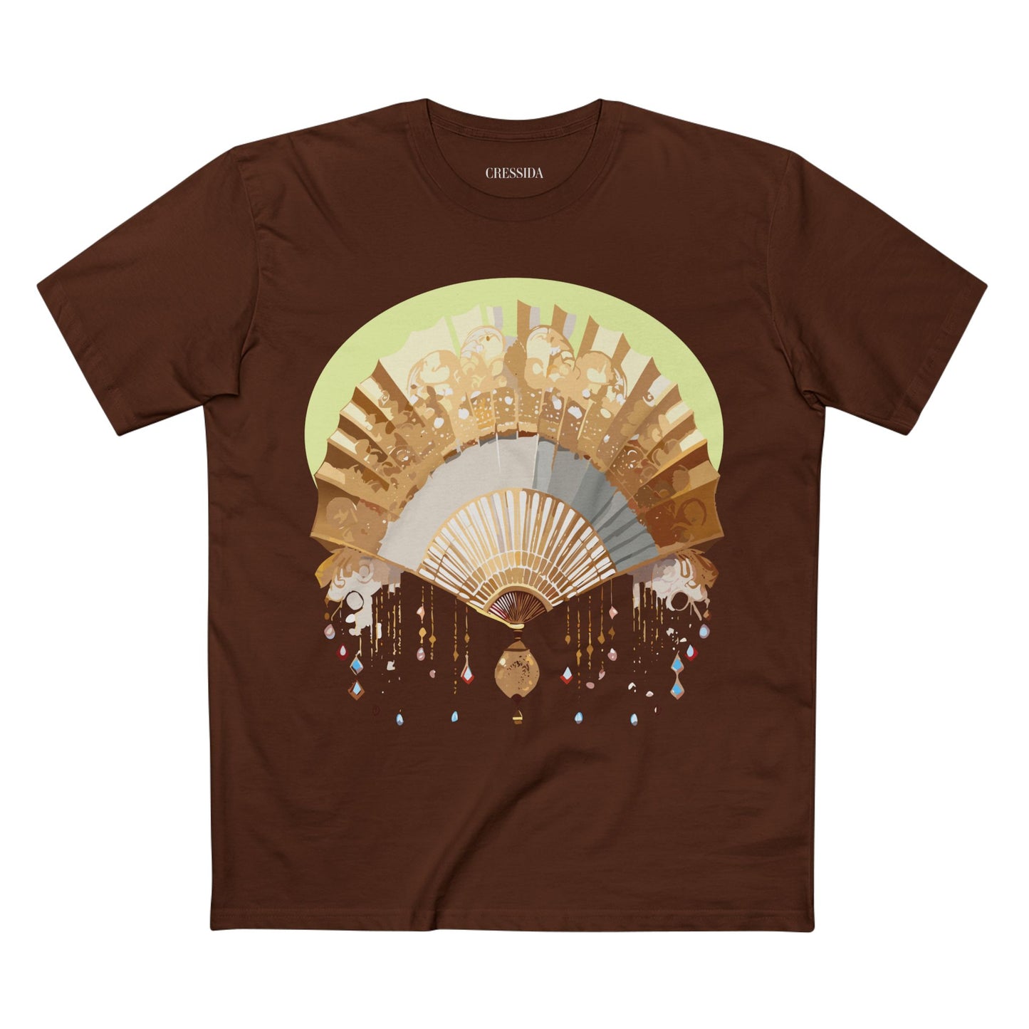 Fan shirt, Shirt with Fan, Tee Shirt with Antique Fan