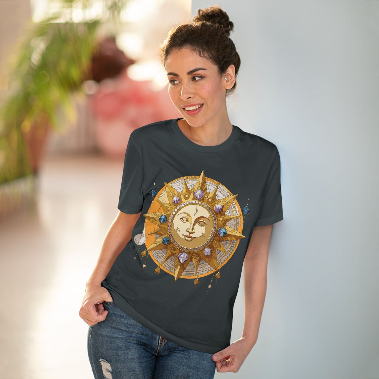 Organic T-shirt with Sun