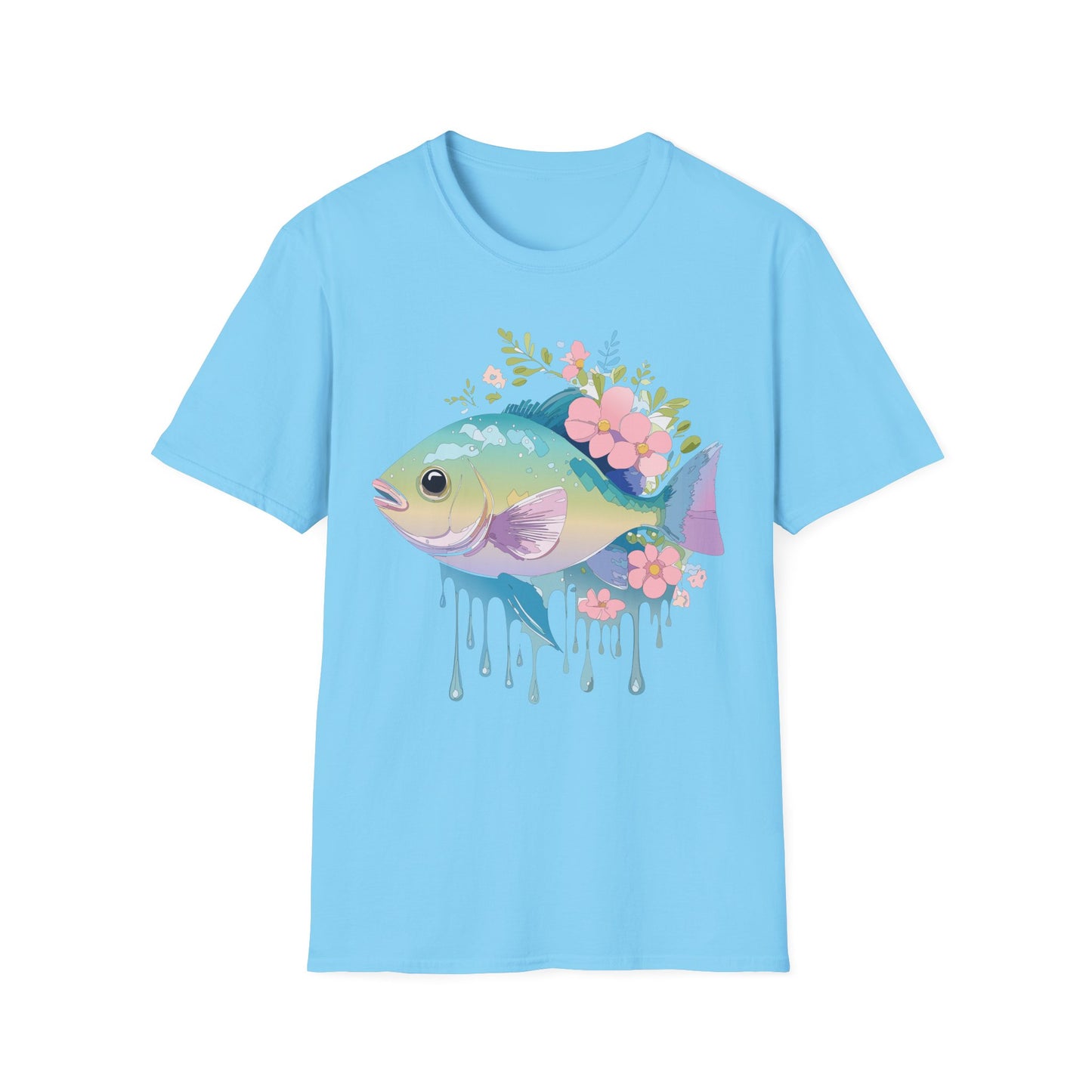 Fish Art Design Shirt, T Shirt with Fish, Graphic Shirt, Tee Shirt with Graphic Design, Shirt with Fish Graphic Art