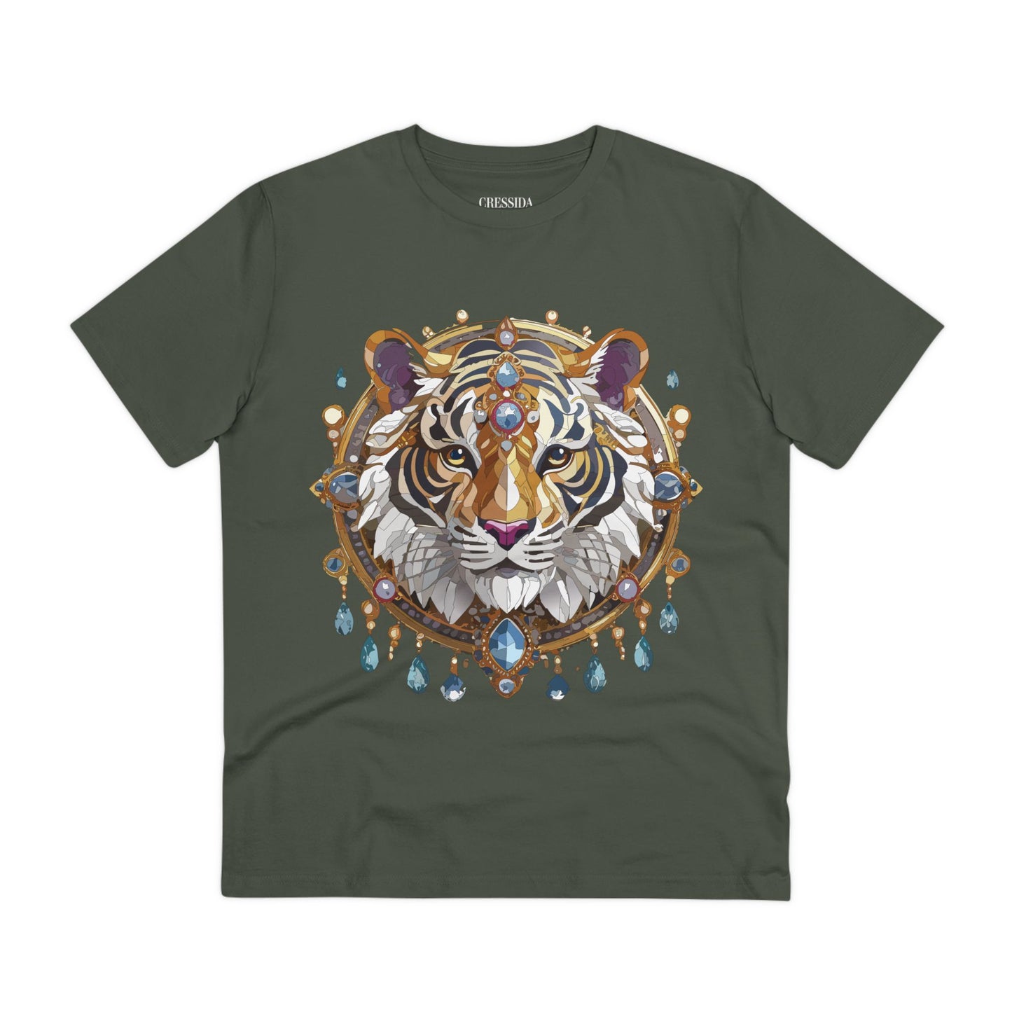 Organic T-shirt with Animals - Tiger