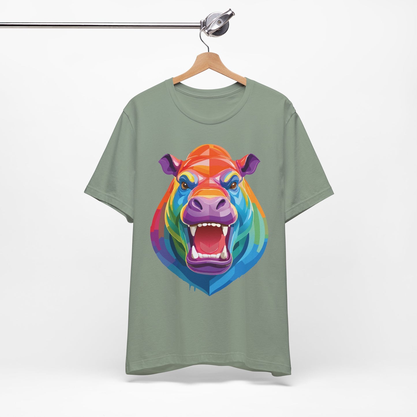 Unisex Animal Shirt, Tee Shirt with Animals, Art Design Tee Shirt, Wild Animals Shirt