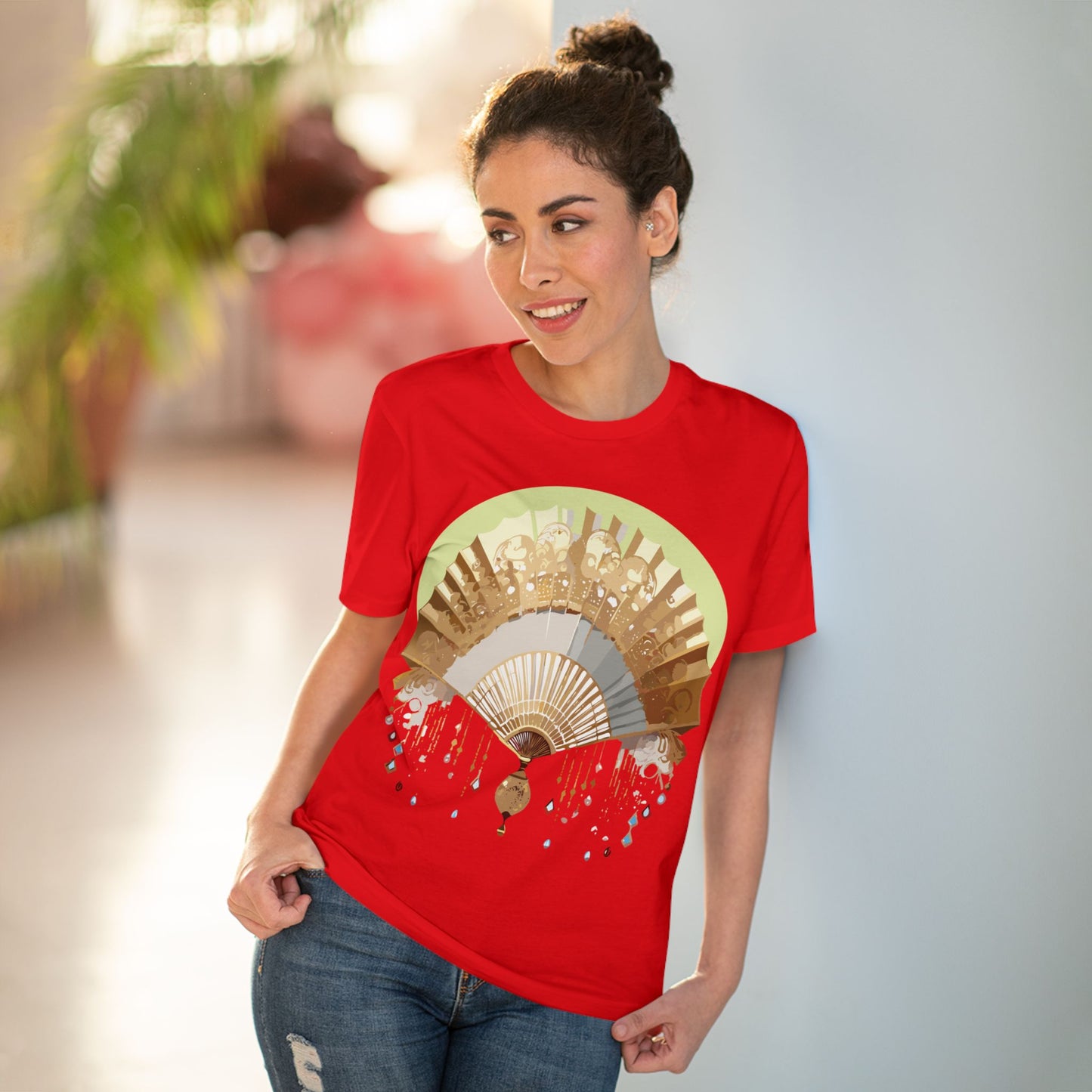 Organic T-shirt with Fan