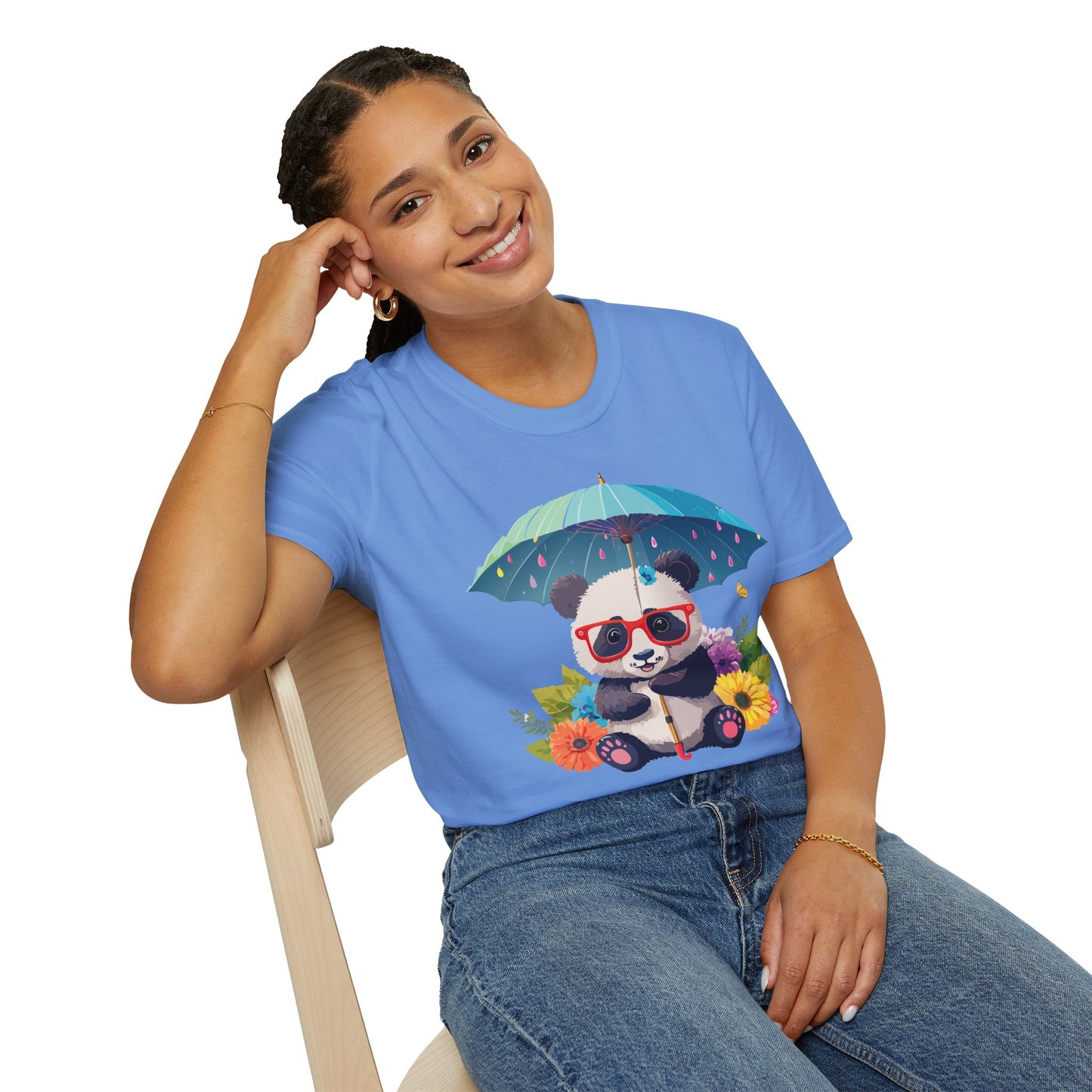 Panda Shirt, T Shirt with Panda, Animal Shirt, Tee Shirt with Animals