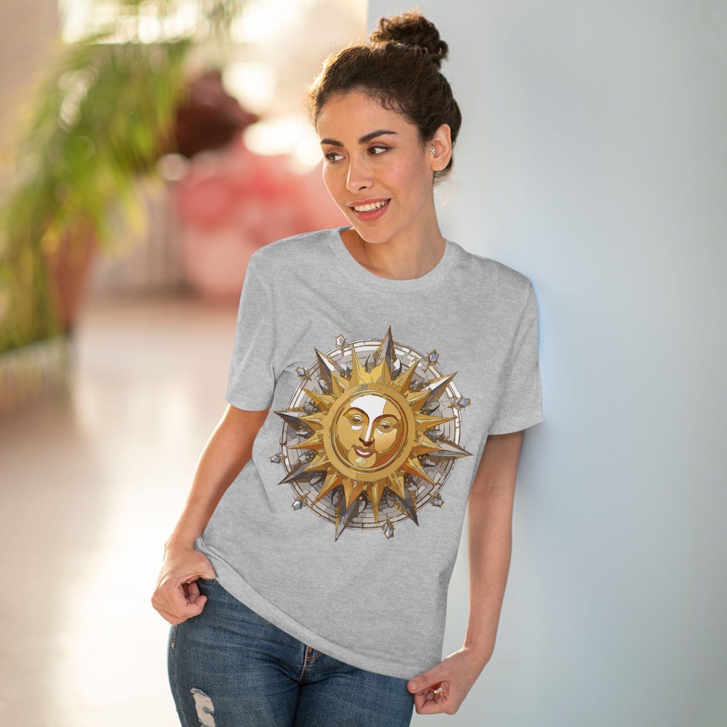 T-shirt bio avec soleil