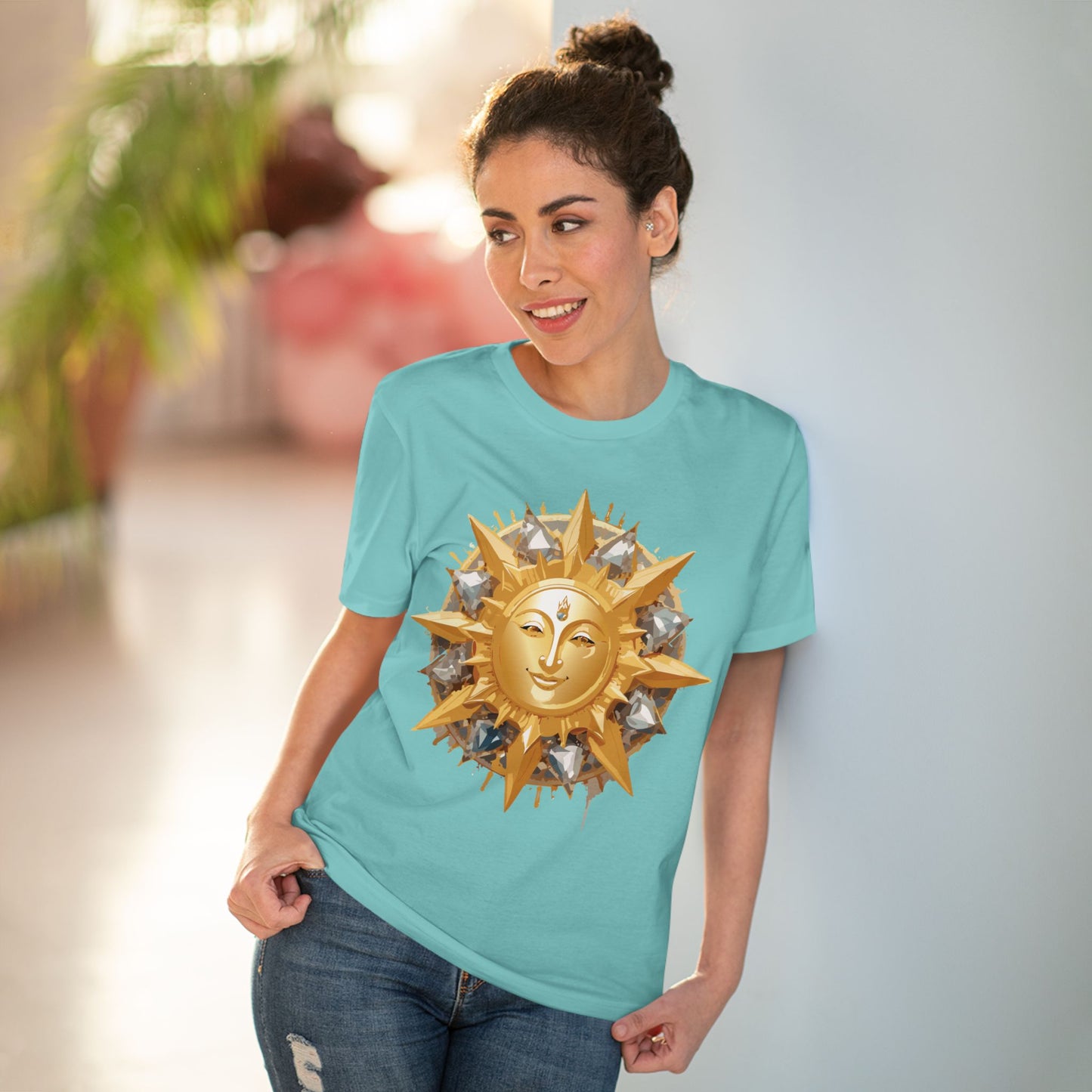 Organic T-shirt with Sun