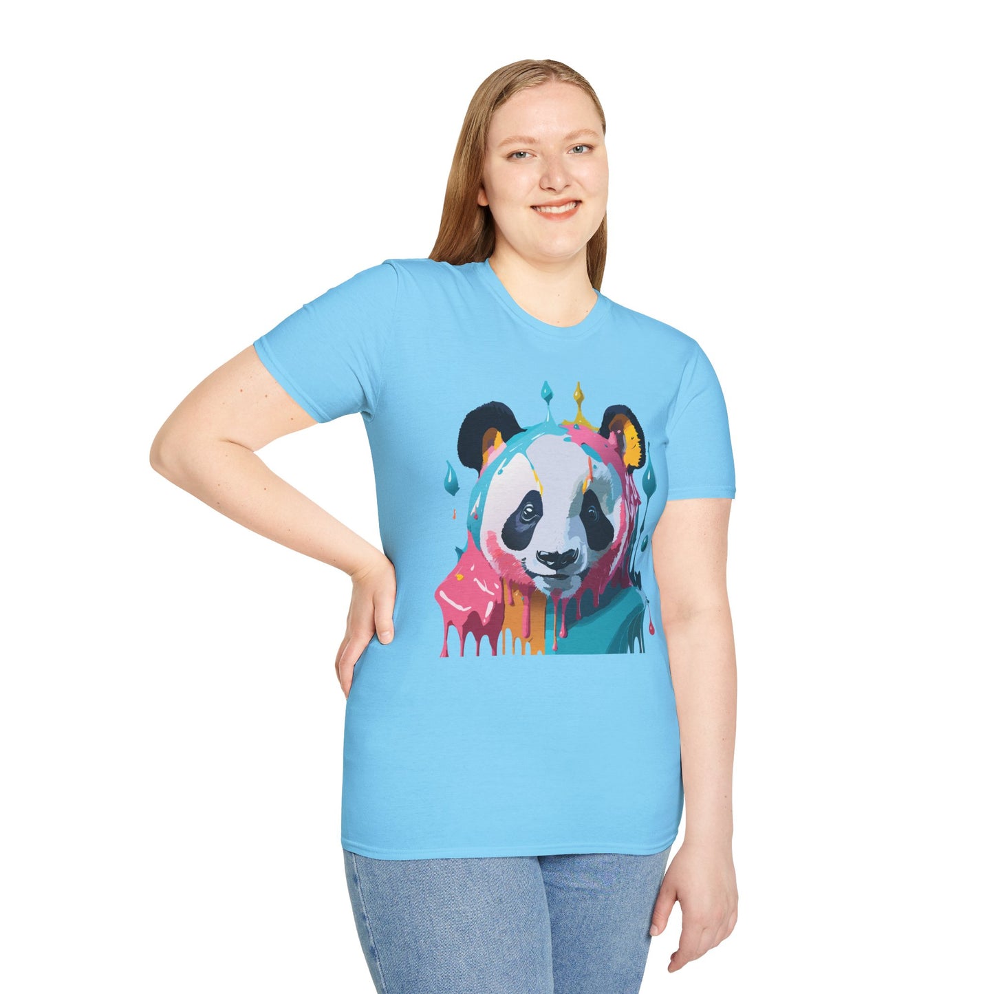 Panda Shirt, T Shirt with Panda, Animal Shirt, Tee Shirt with Animals