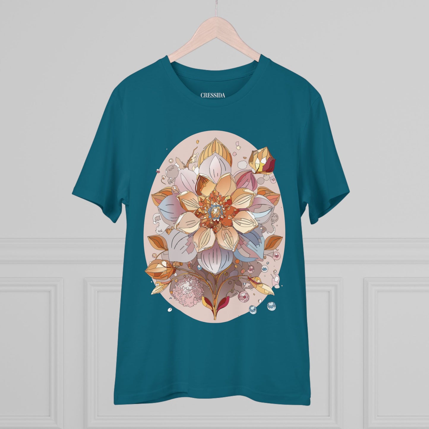 Organic T-shirt with Flower