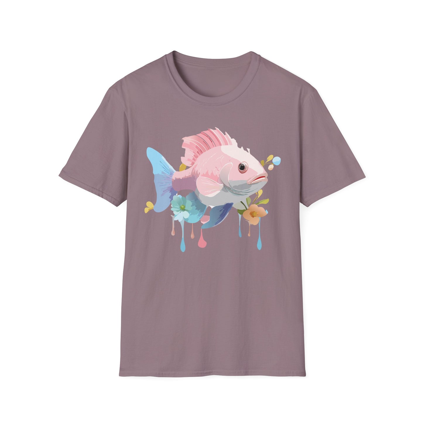 Fish Art Design Shirt, T Shirt with Fish, Graphic Shirt, Tee Shirt with Graphic Design, Shirt with Fish Graphic Art