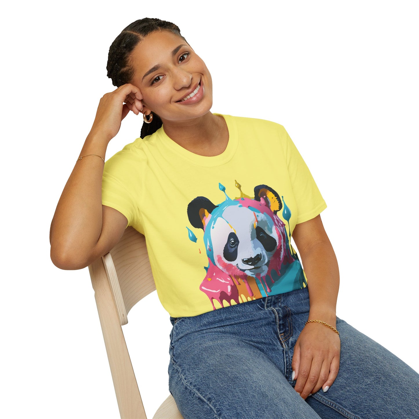 Panda Shirt, T Shirt with Panda, Animal Shirt, Tee Shirt with Animals