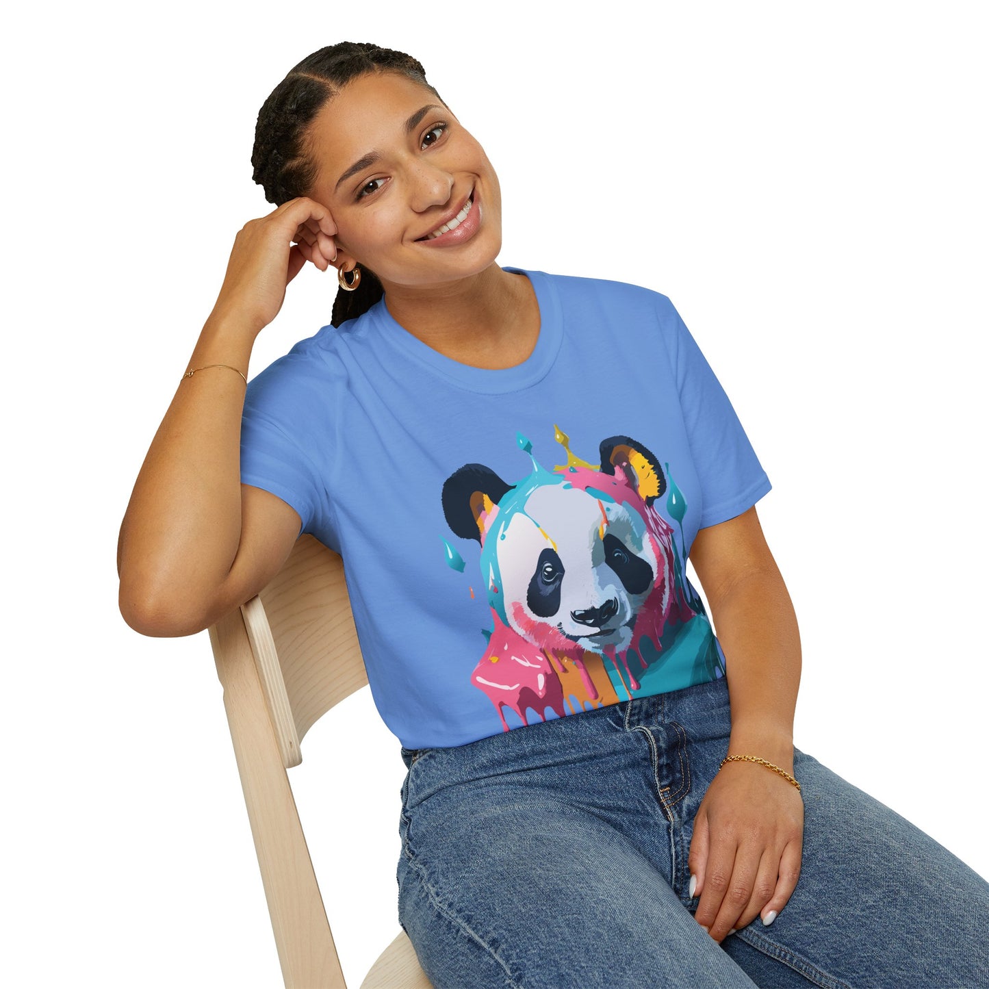 Panda Shirt, T Shirt with Panda, Animal Shirt, Tee Shirt with Animals