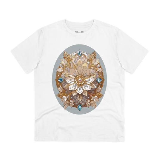 Organic T-shirt with Flower