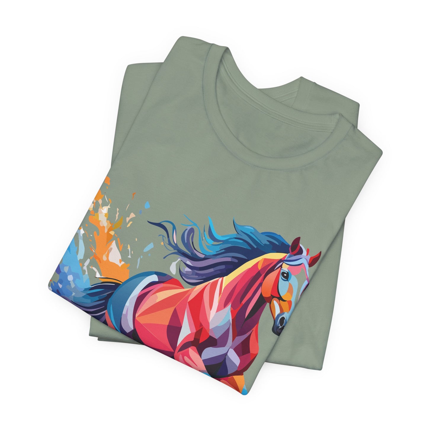 Unisex Animal Shirt, Tee Shirt with Animals, Art Design Tee Shirt, Wild Animals Shirt