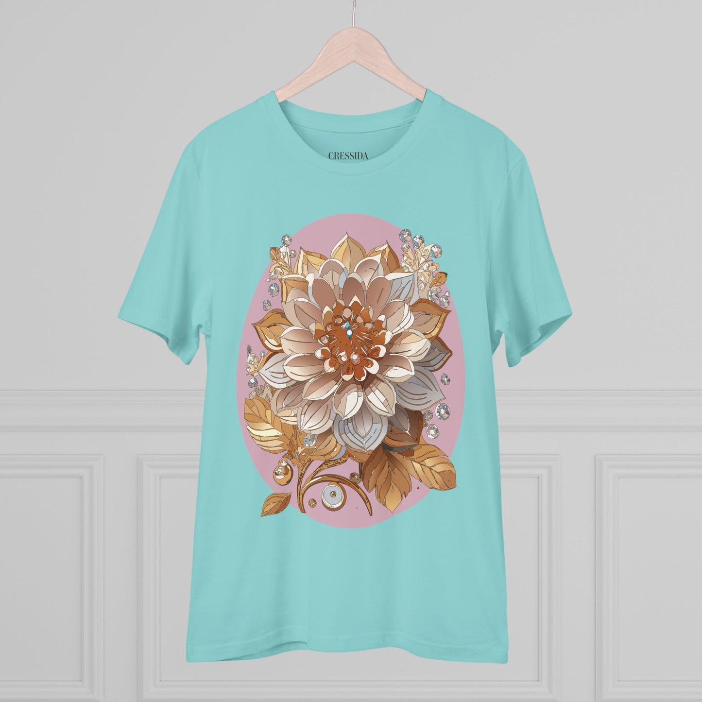 Organic T-shirt with Flower