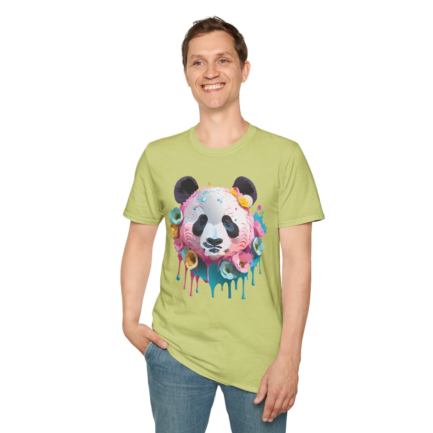 Panda Shirt, T Shirt with Panda, Animal Shirt, Tee Shirt with Animals
