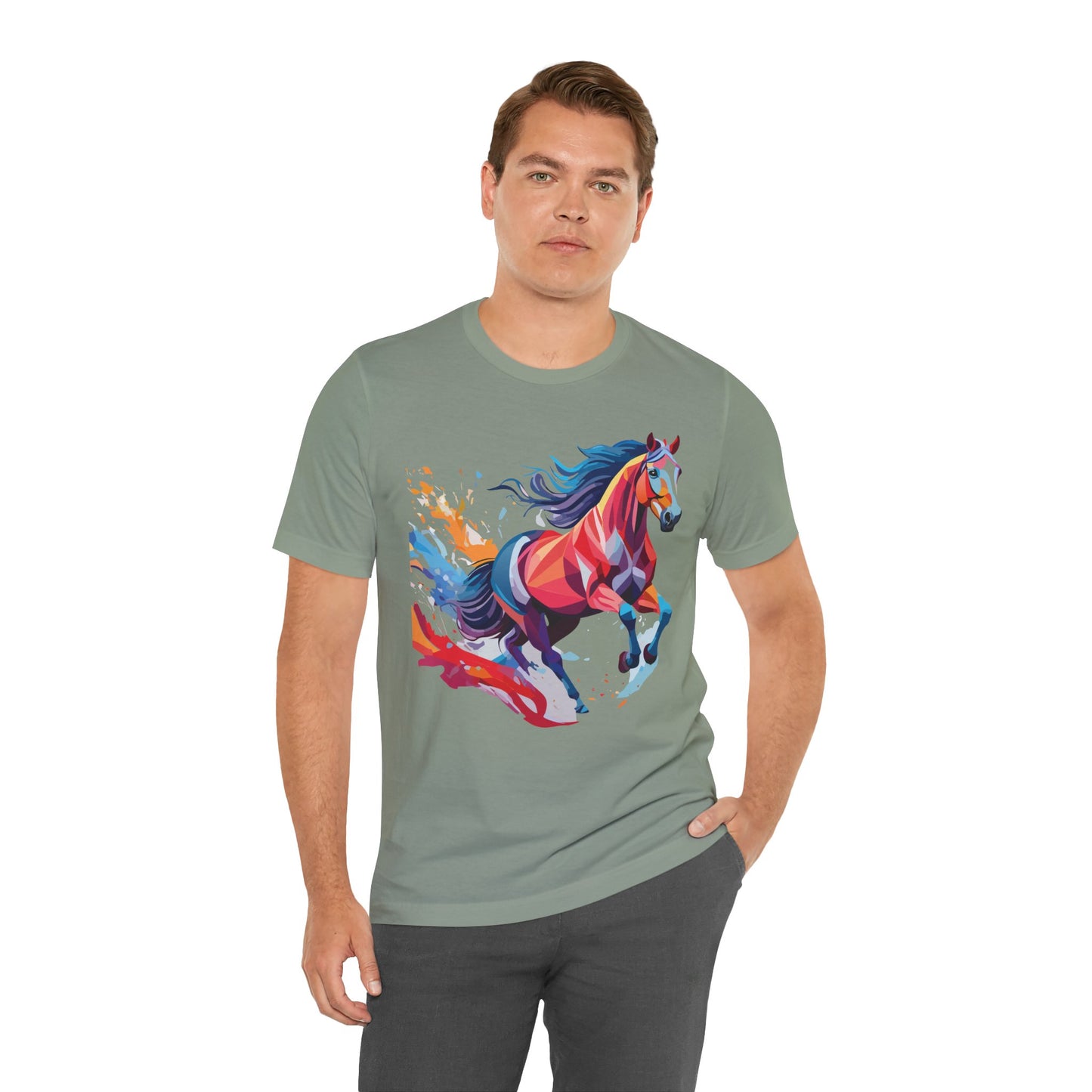 Unisex Animal Shirt, Tee Shirt with Animals, Art Design Tee Shirt, Wild Animals Shirt