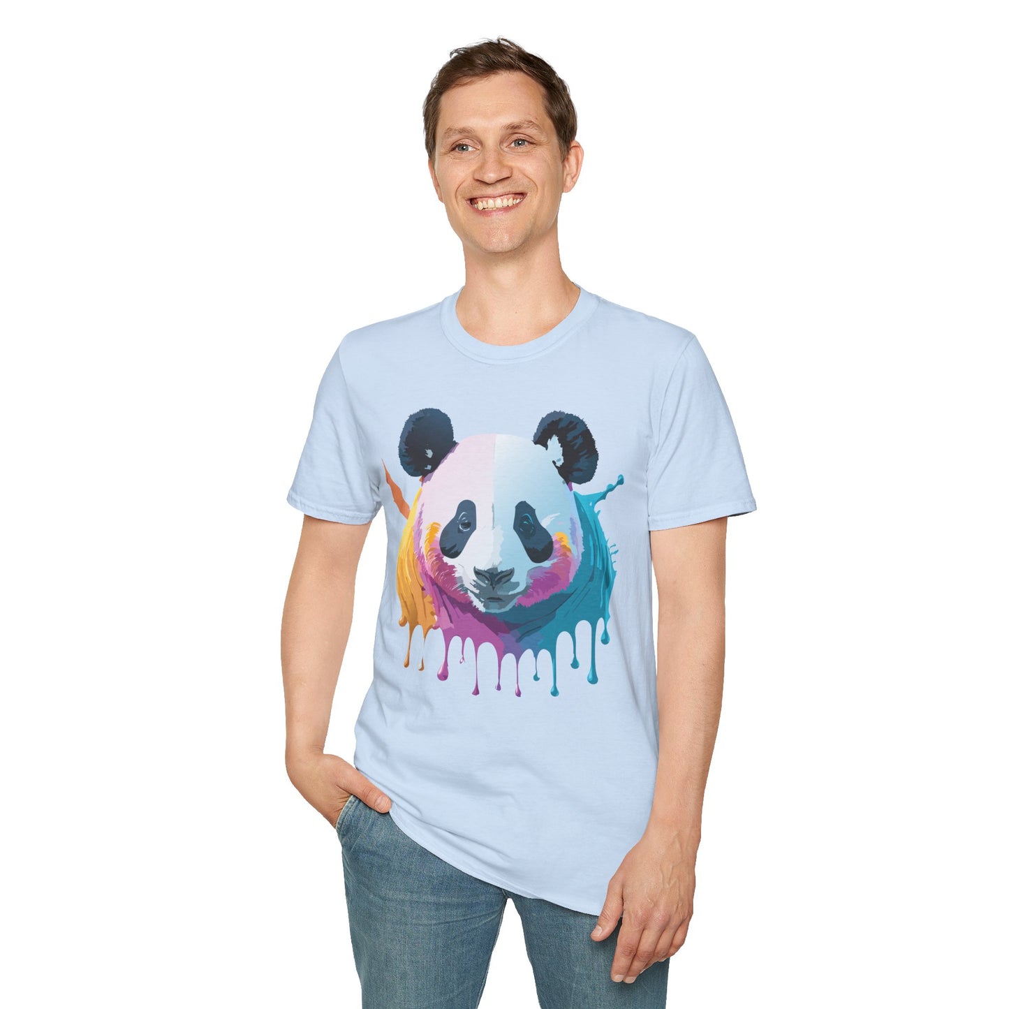 Panda Shirt, T Shirt with Panda, Animal Shirt, Tee Shirt with Animals