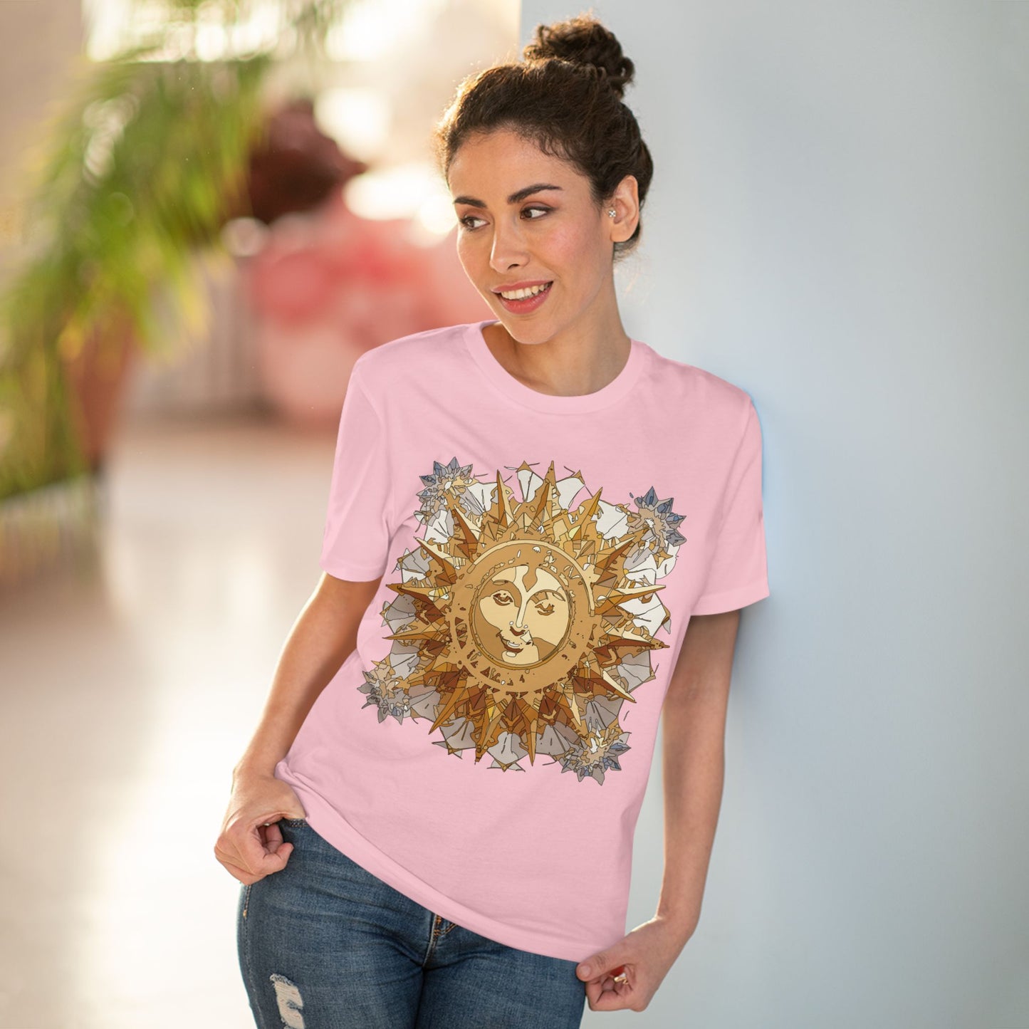 Organic T-shirt with Sun