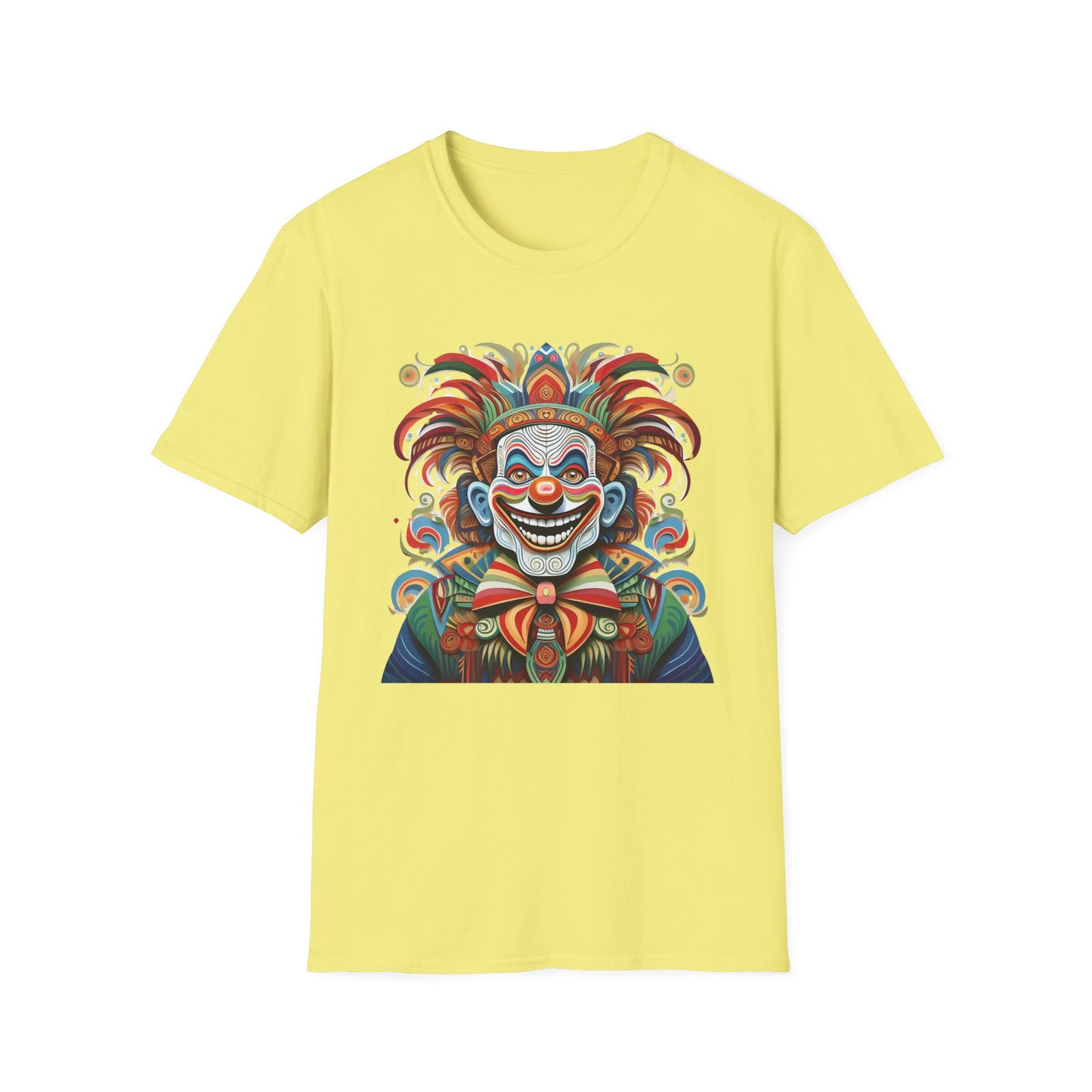 Clown Shirt, T Shirt with Clown, Funny Man Shirt, Tee Shirt with Funny Man, Circus Shirt, Shirt with Circus, Scary Man Shirt, Shirt with Scary Man