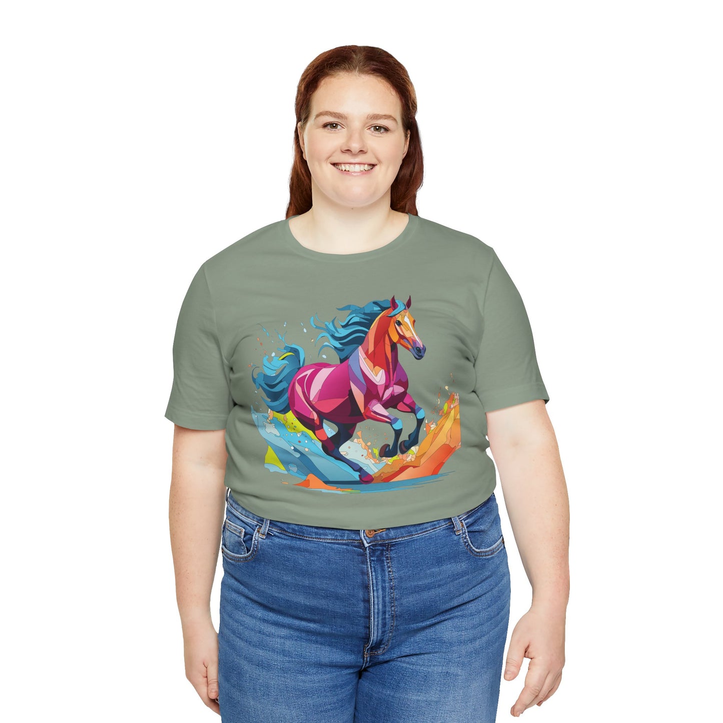 Unisex Animal Shirt, Tee Shirt with Animals, Art Design Tee Shirt, Wild Animals Shirt