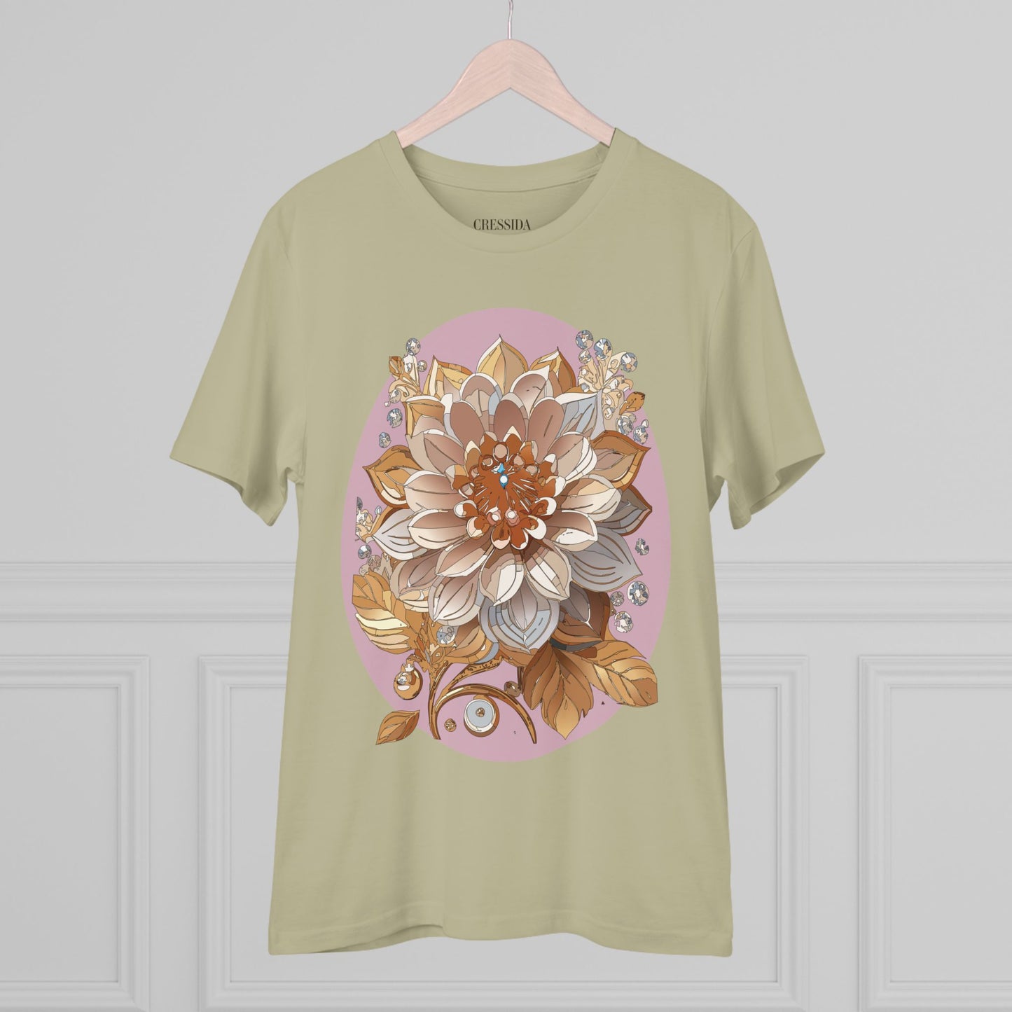 Organic T-shirt with Flower