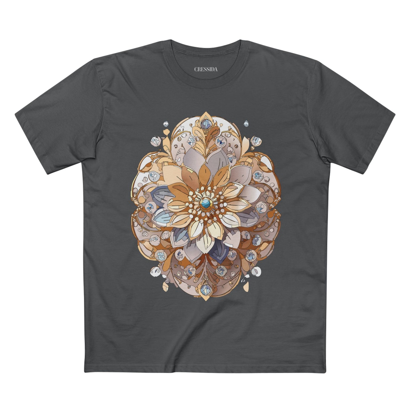 Floral Shirt, Shirt with Flower, Tee Shirt with Antique Flower
