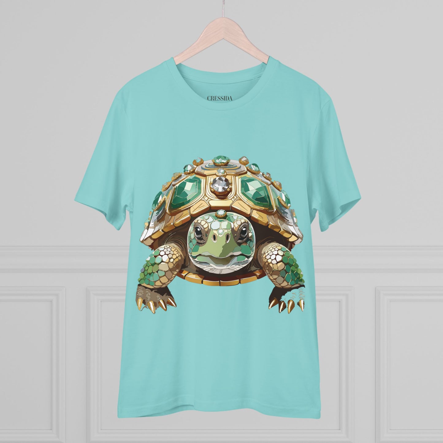 Organic T-shirt with Animals - Turtle