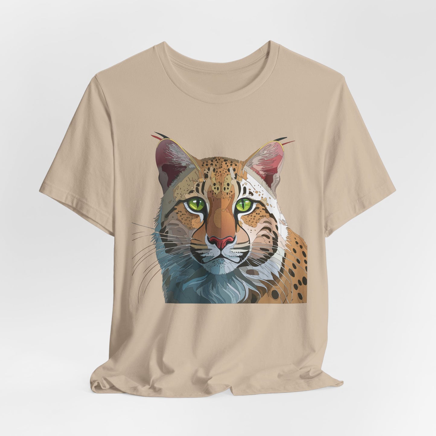 Unisex Animal Shirt, Tee Shirt with Animals, Art Design Tee Shirt, Wild Animals Shirt