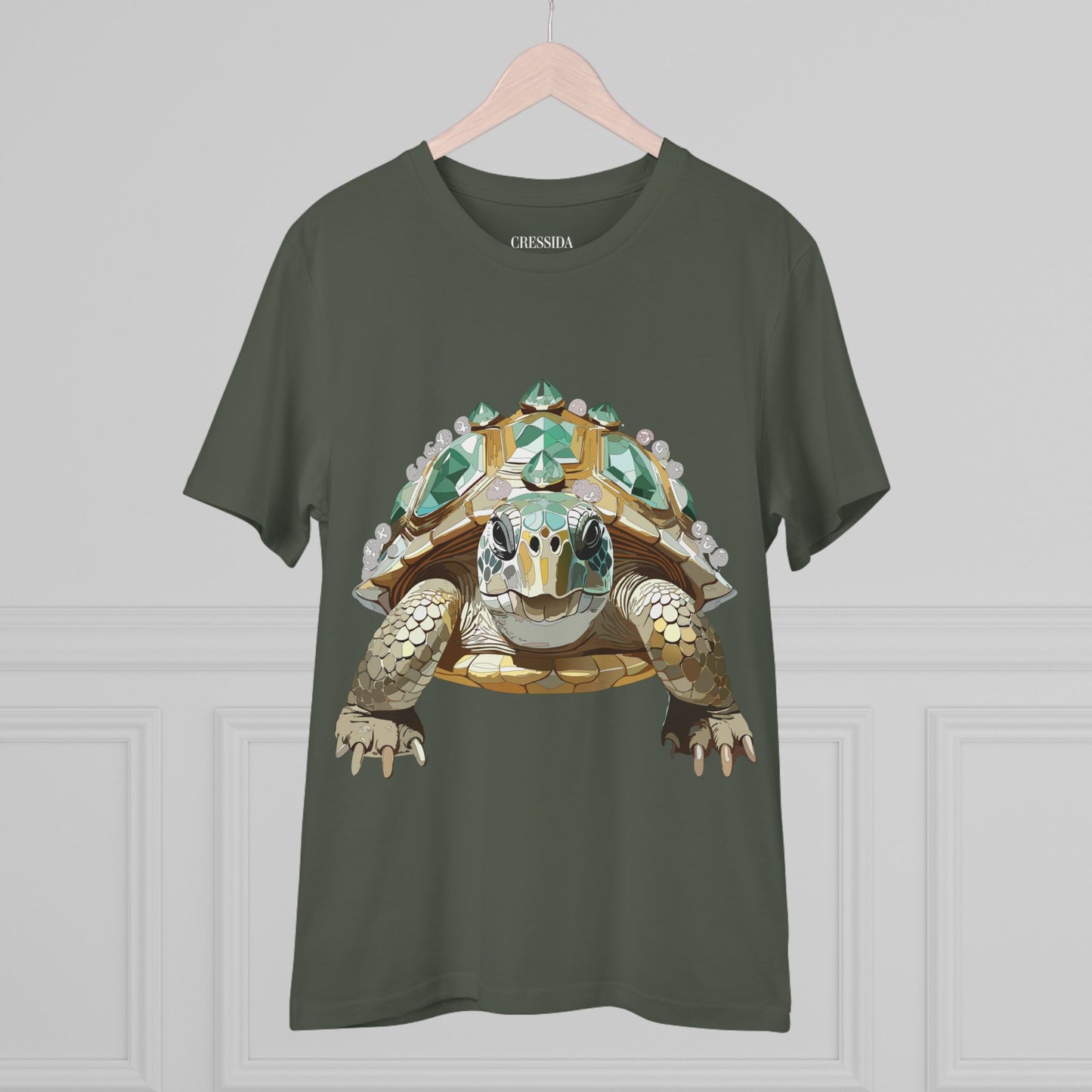 Organic T-shirt with Animals - Turtle