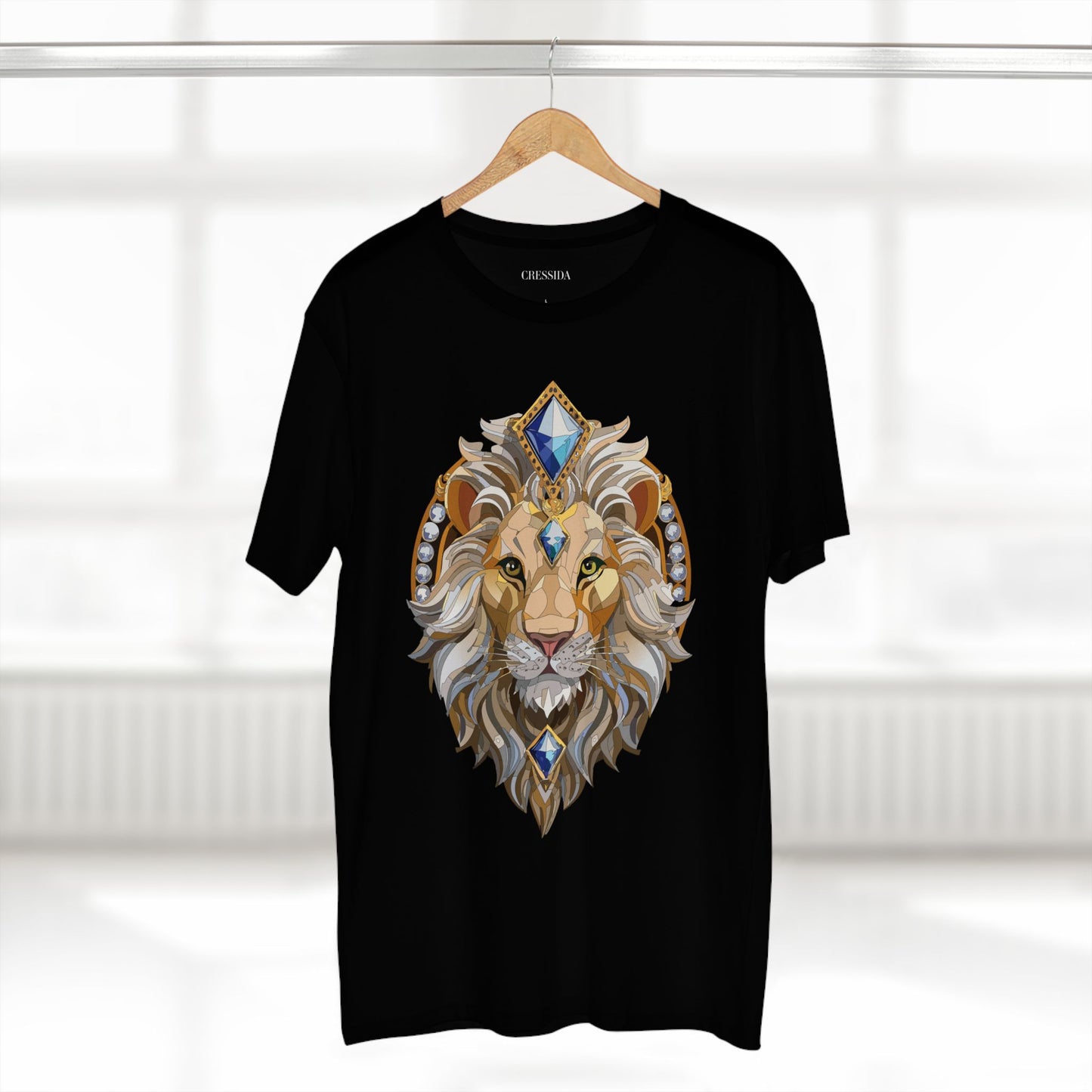 Unisex Animal Medallion Graphic Tee 100 Percent Cotton Premium Shirt