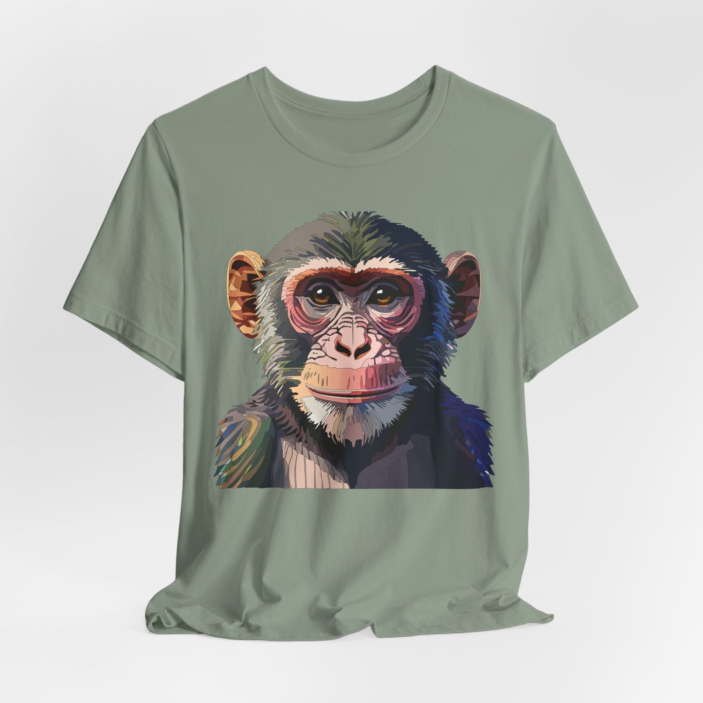 Unisex Animal Shirt, Tee Shirt with Animals, Art Design Tee Shirt, Wild Animals Shirt