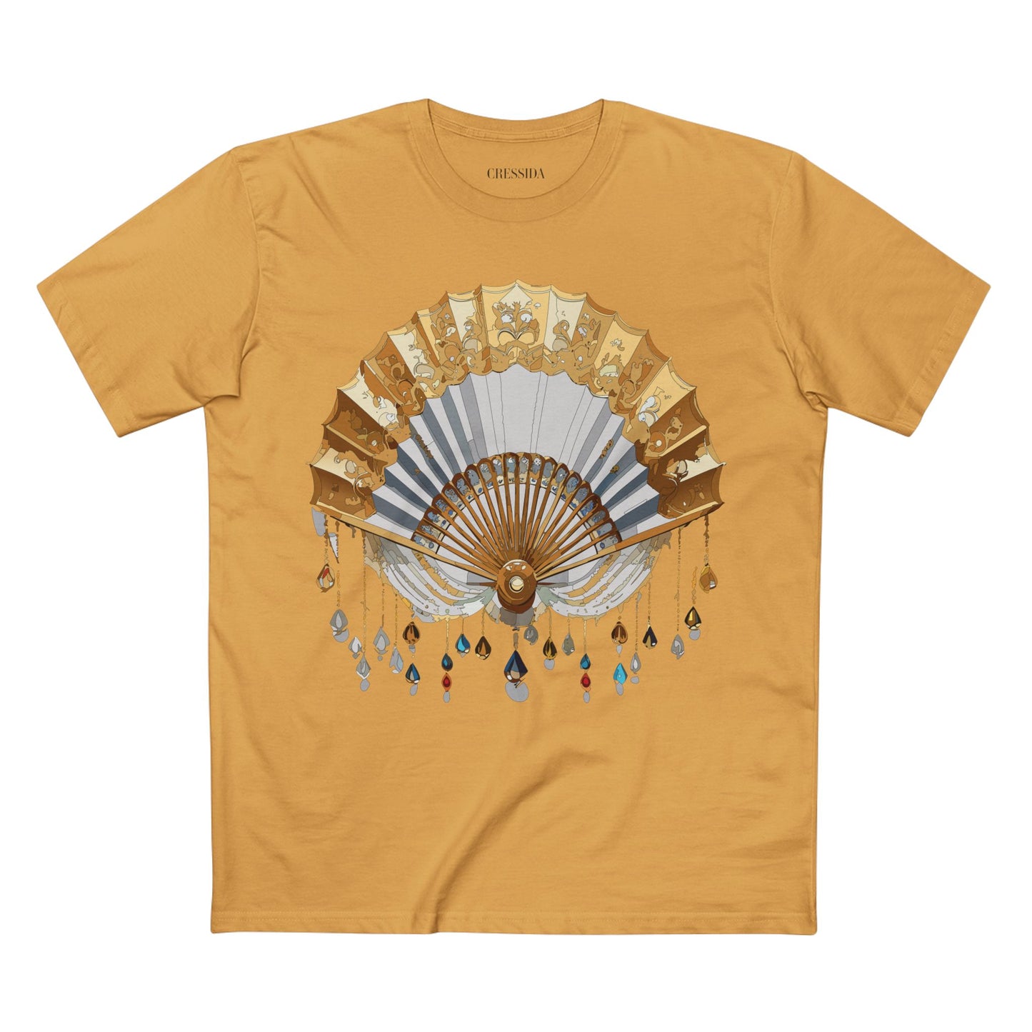 Fan shirt, Shirt with Fan, Tee Shirt with Antique Fan