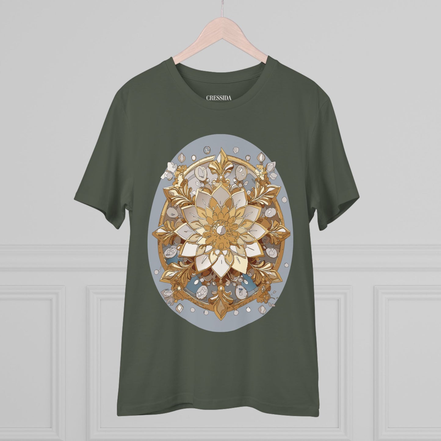 Organic T-shirt with Flower