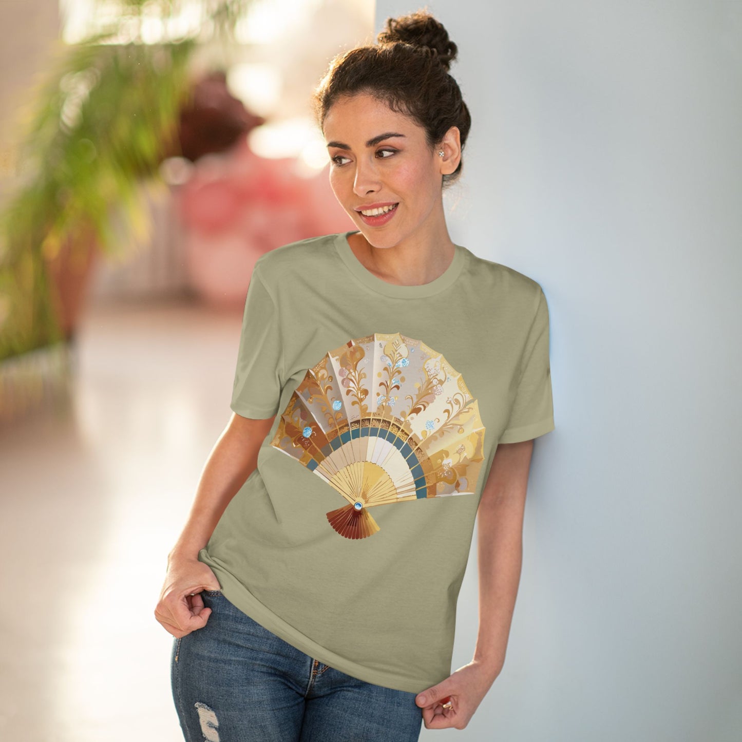 Organic T-shirt with Fan