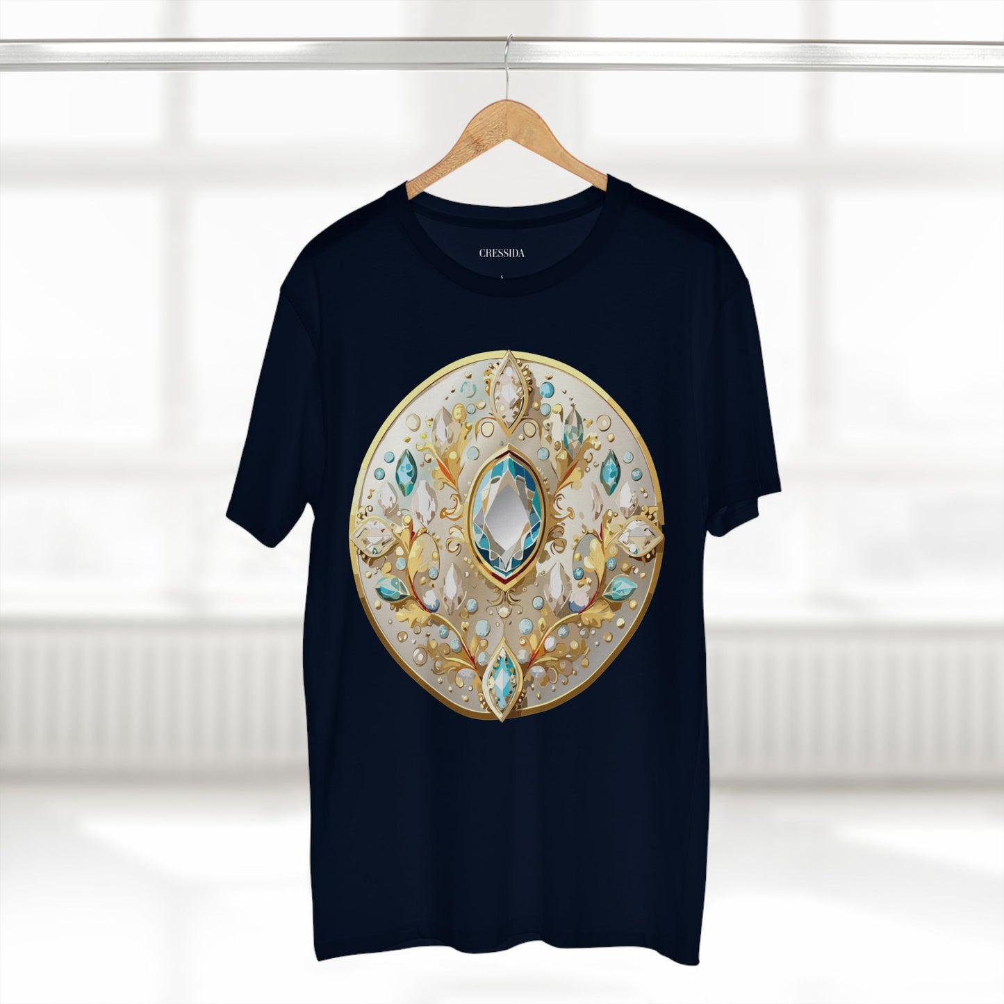Medallion Shirt, Shirt with Medallion, Tee Shirt with Medal