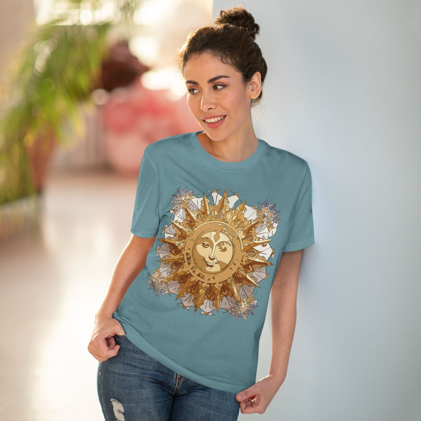 Organic T-shirt with Sun