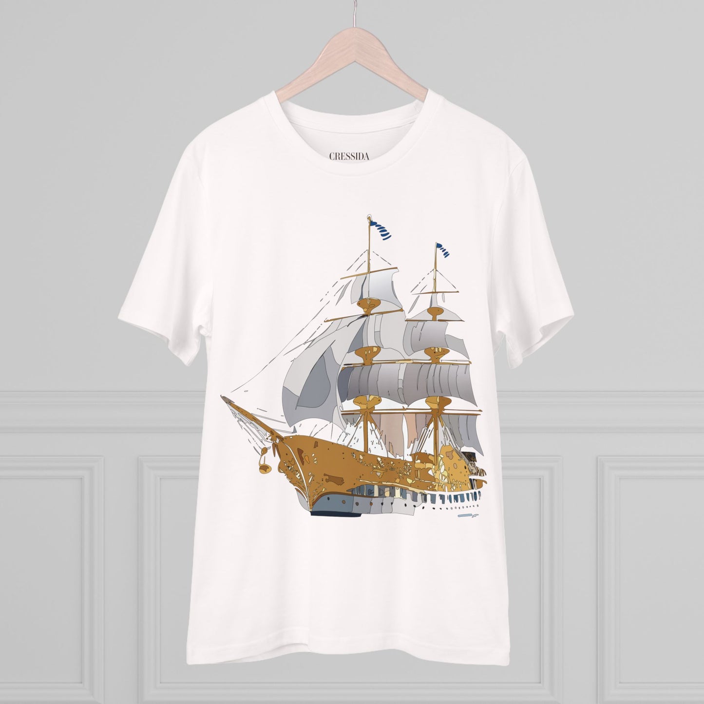 Organic T-shirt with Ship