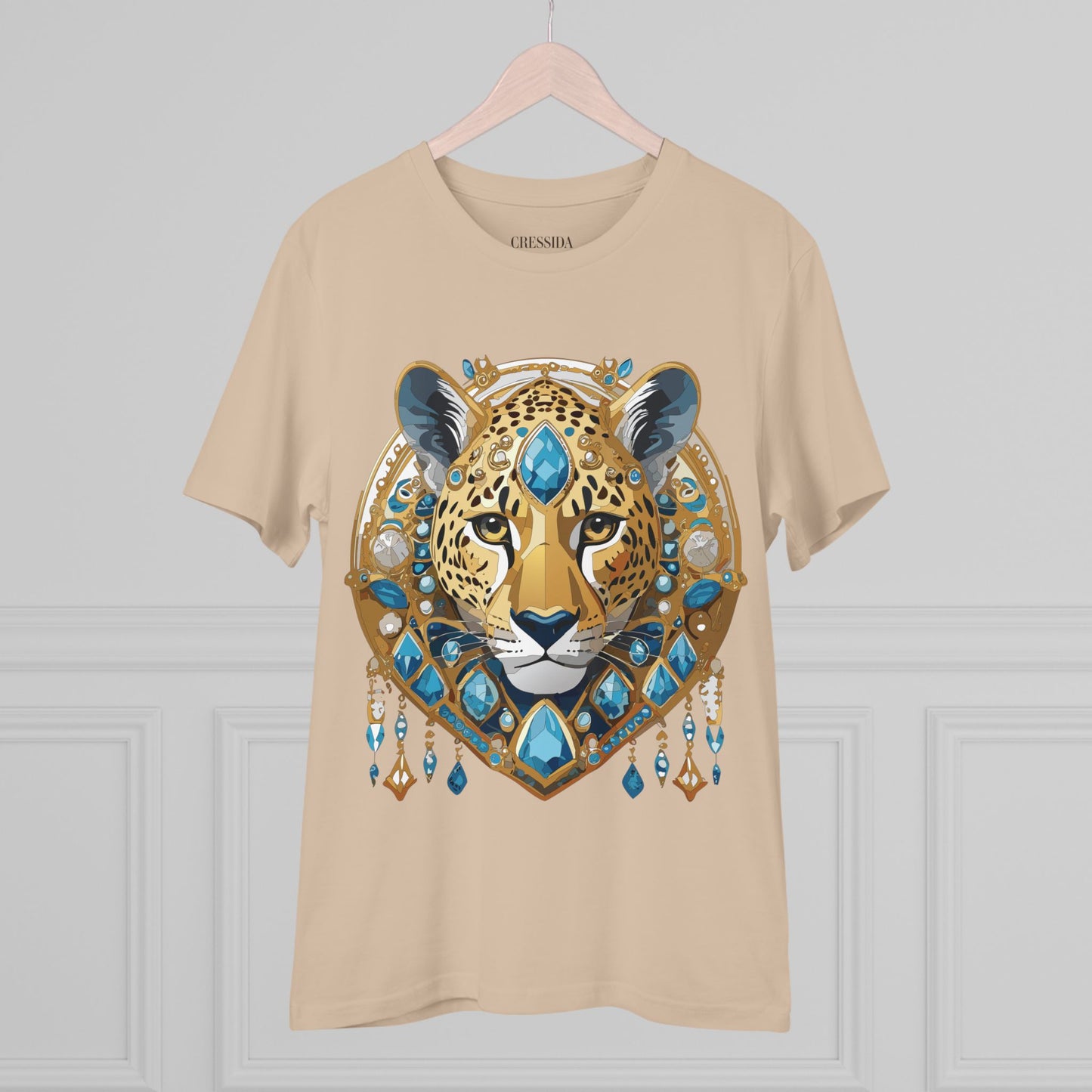 Organic T-shirt with Animals - Cheetah