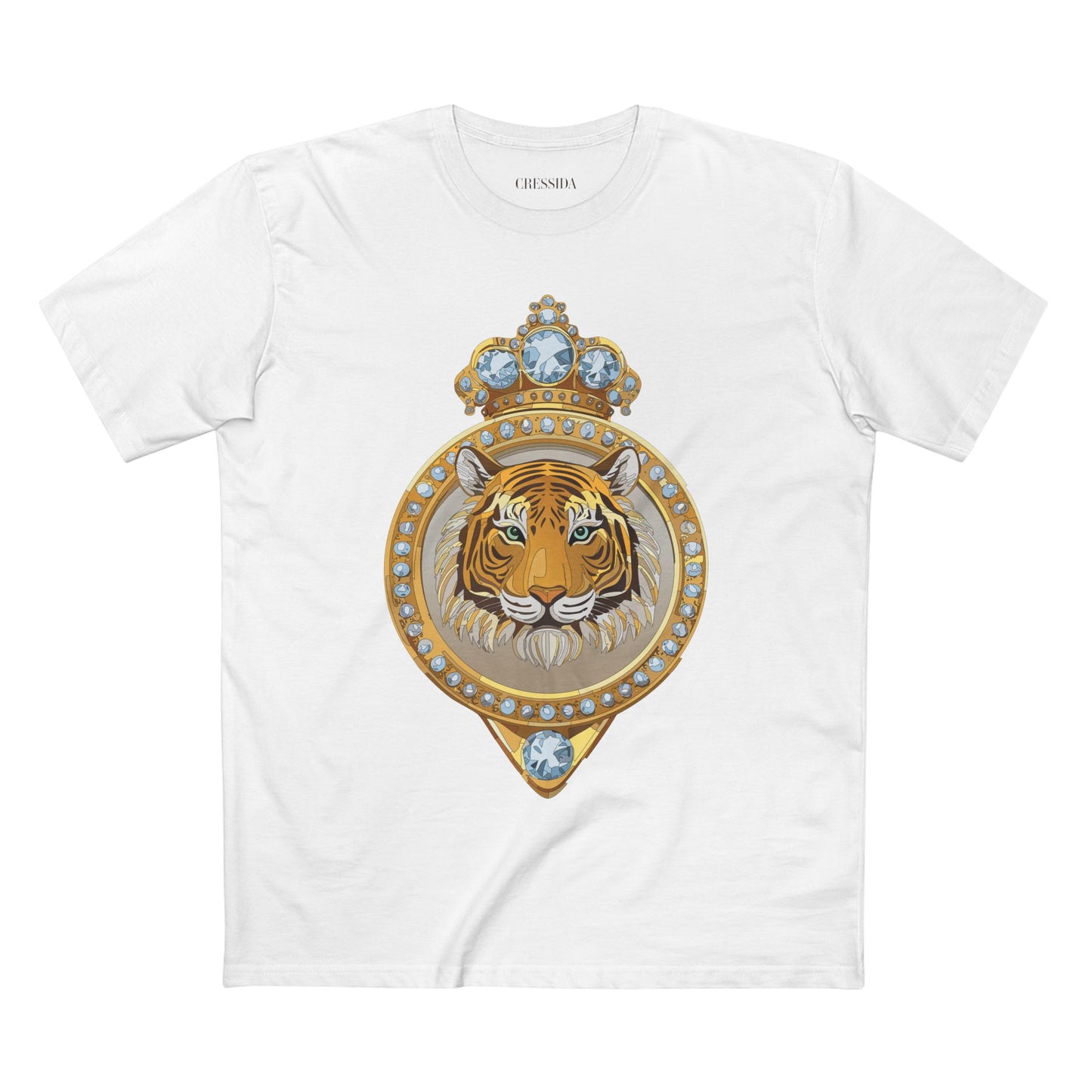 Unisex Antique Animal Medallion Premium Cotton Tee Shirt Artwork Edition