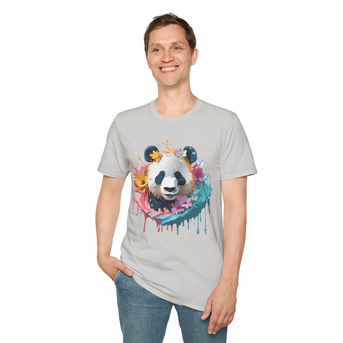 Panda Shirt, T Shirt with Panda, Animal Shirt, Tee Shirt with Animals