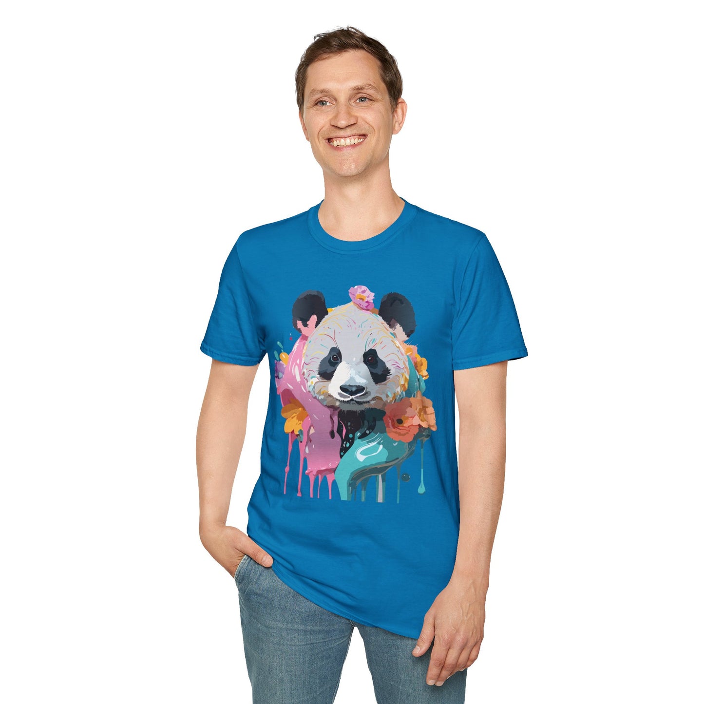 Panda Shirt, T Shirt with Panda, Animal Shirt, Tee Shirt with Animals