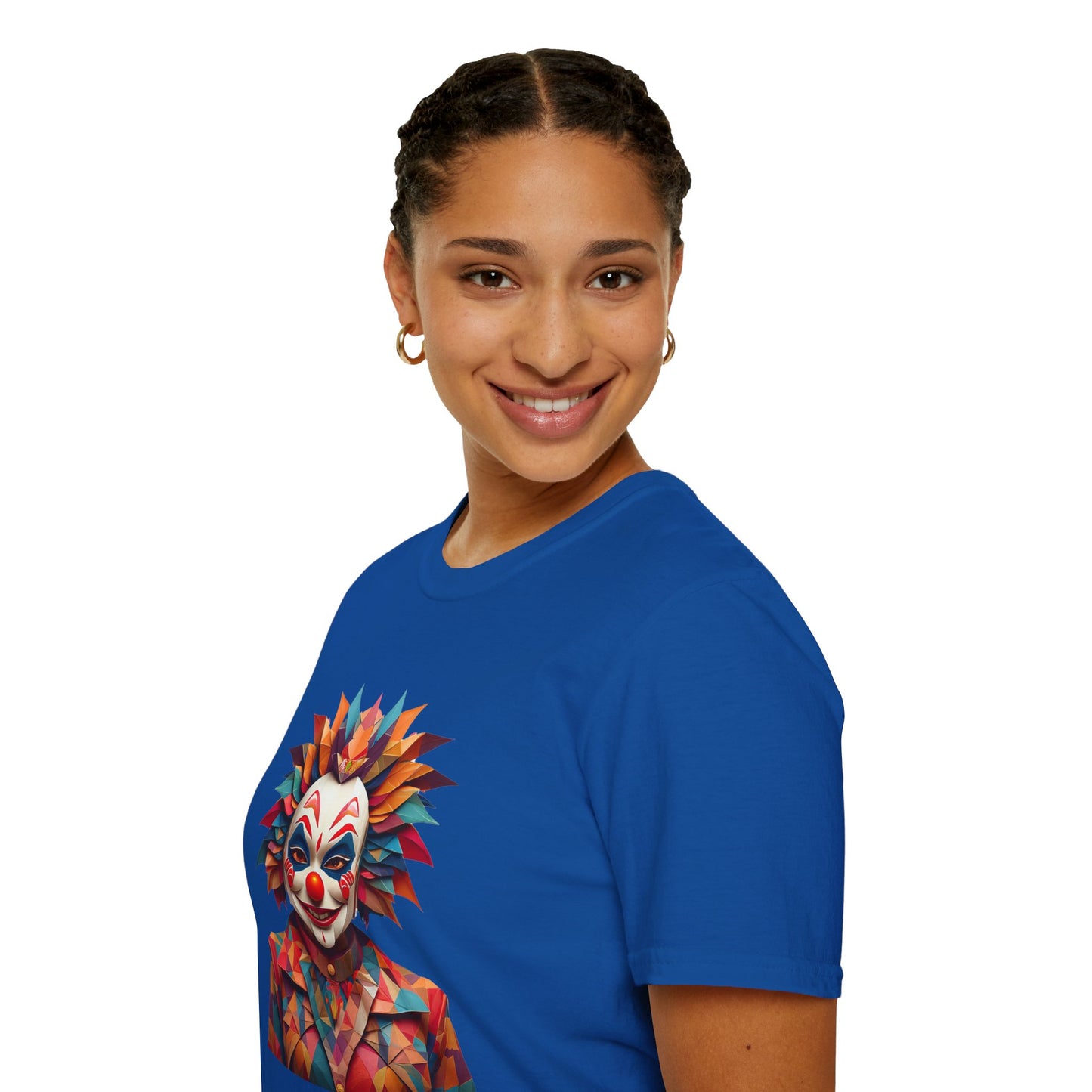 Clown Shirt, T Shirt with Clown, Funny Man Shirt, Tee Shirt with Funny Man, Circus Shirt, Shirt with Circus, Scary Man Shirt, Shirt with Scary Man