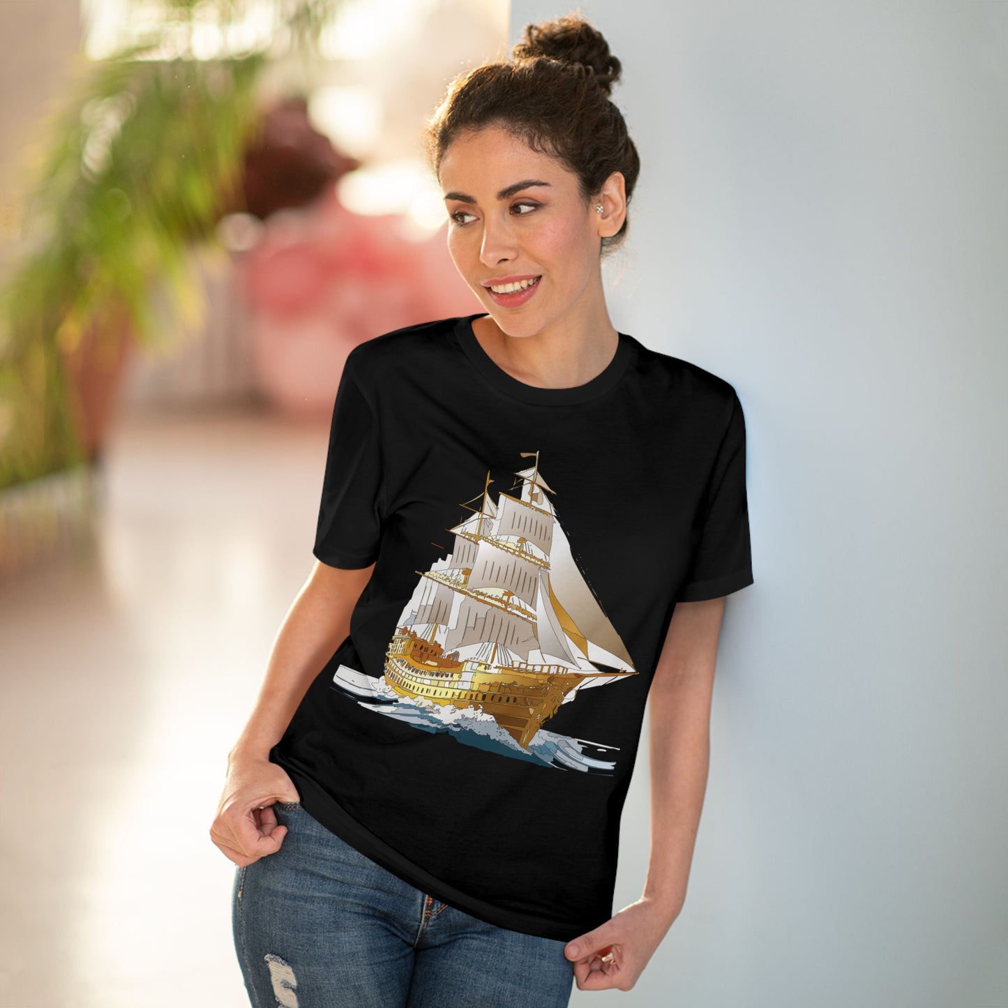 Organic T-shirt with Ship