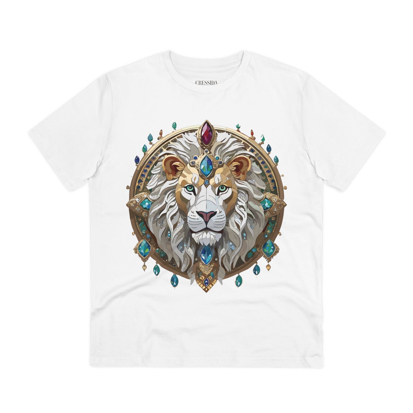 Organic T-shirt with Animals - Lion