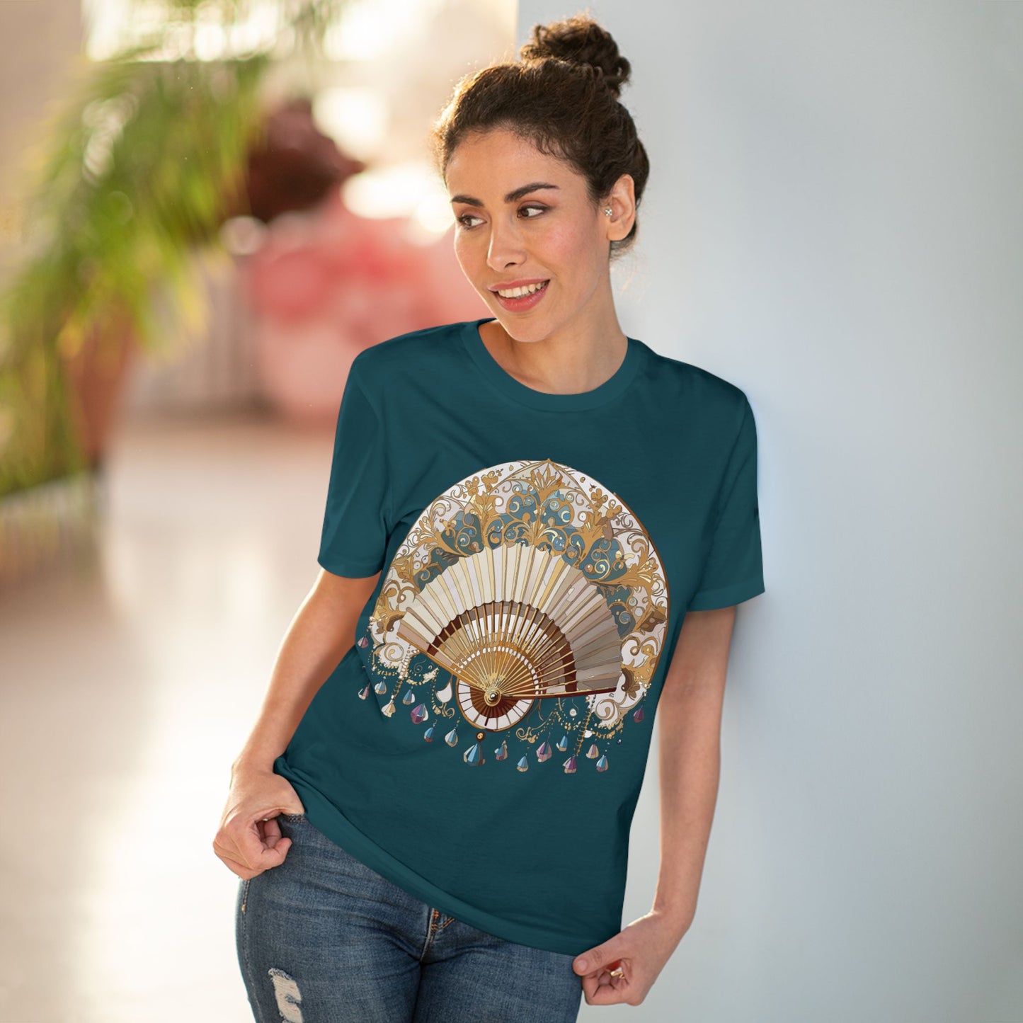 Organic T-shirt with Fan