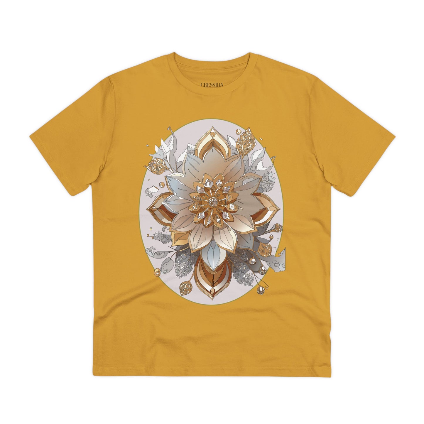 Organic T-shirt with Flower